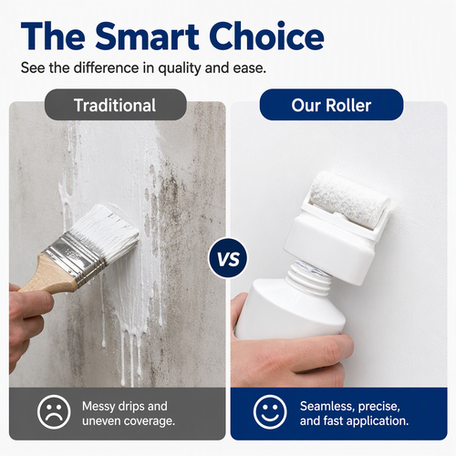 🥳 All-in-One Wall Repair Paste with Roller Brush