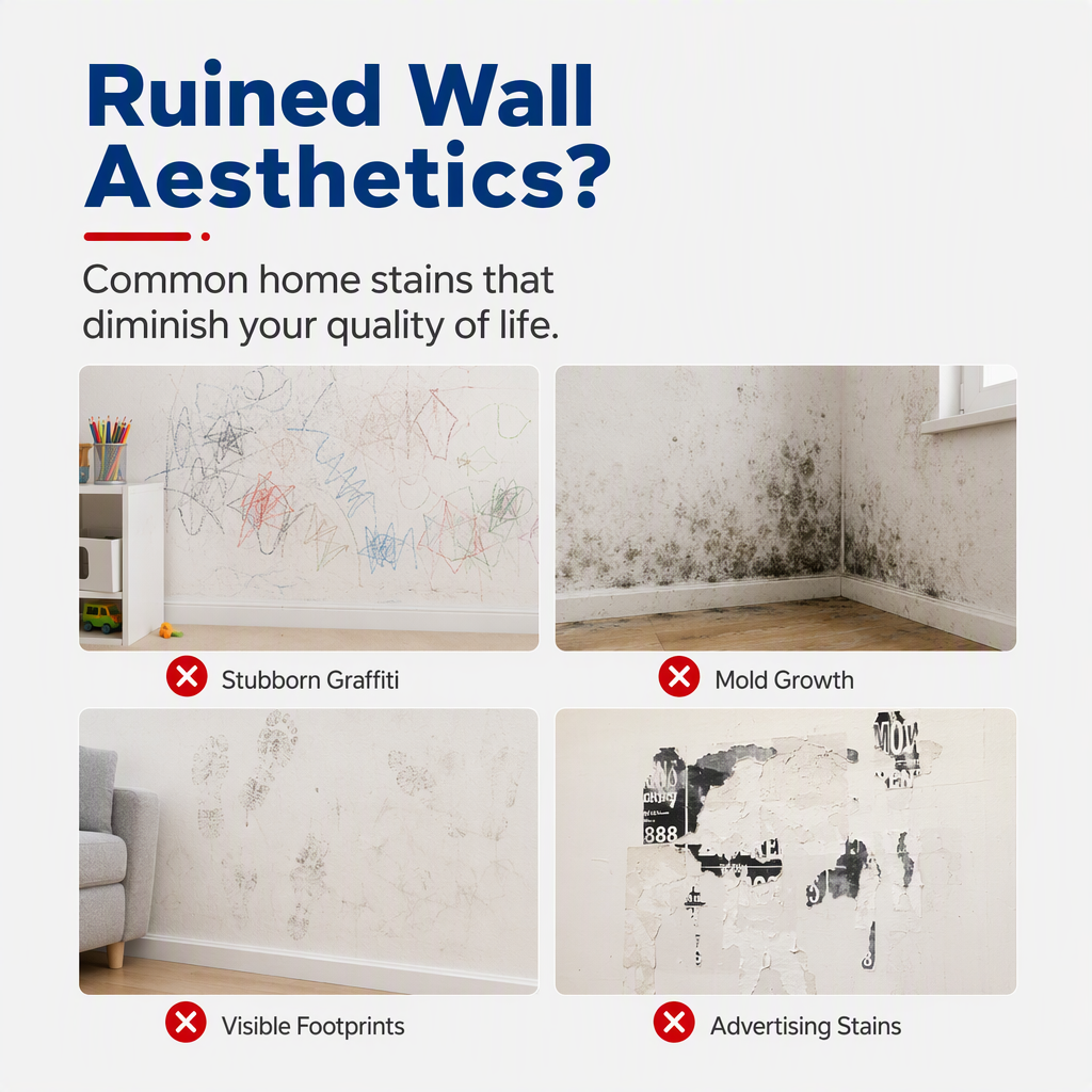 🥳 All-in-One Wall Repair Paste with Roller Brush