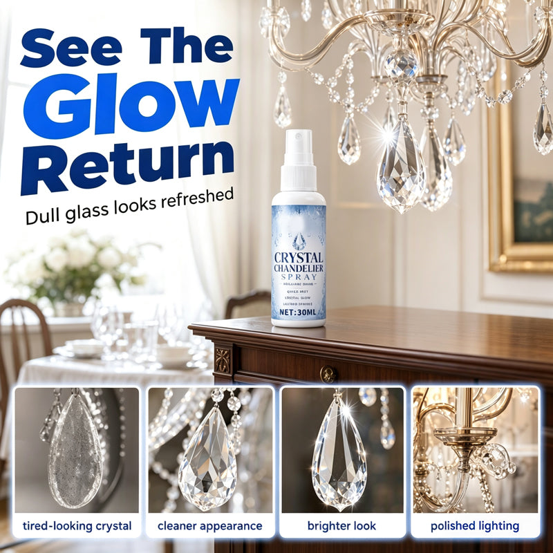 Crystal Chandelier Cleaner Spray – Easy Dust & Grime Removal